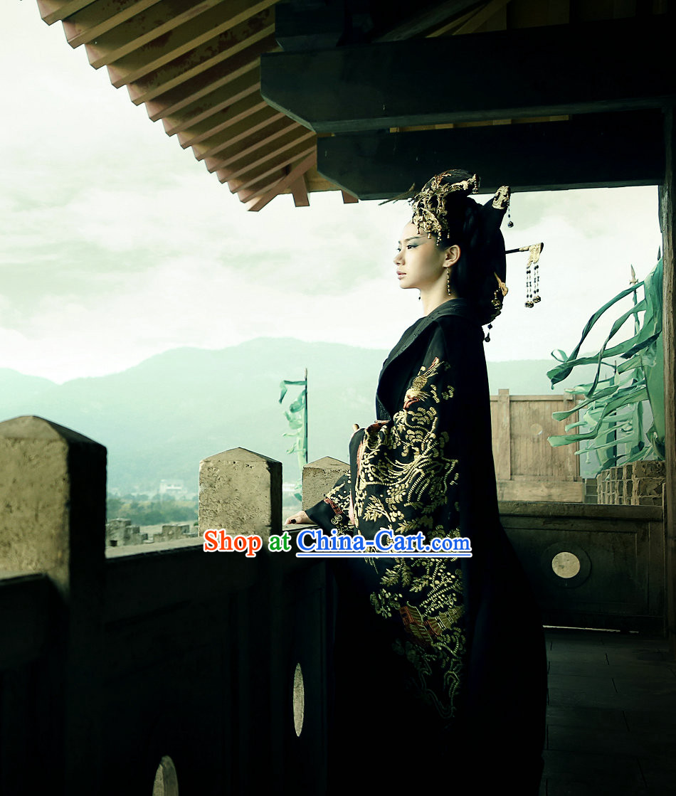 Kuei Ku-tzu Wiser Drama Ancient Chinese Imperial Palace Empress and Hair Accessories Full Set