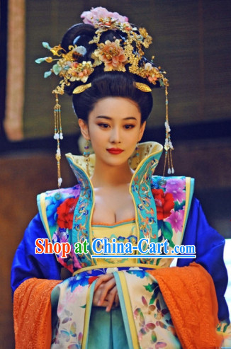 Chinese Empress Clothing Clothes and Hair Accessories online Complete Set