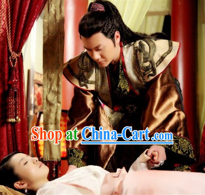 Chinese Beautiful Man Hanfu Clothing Complete Set