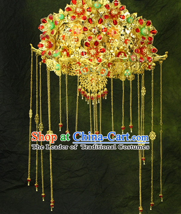 Ancient Chinese Wedding Headpieces Phioenix Hat