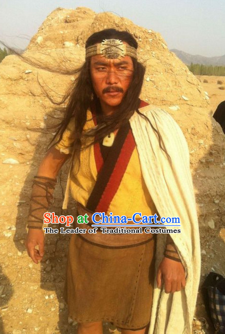 Kua Fu New Stone Age People Men Costumes of Xia Dynasty