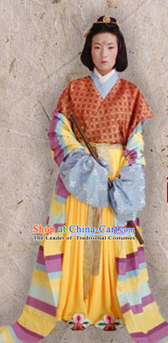 Period of the Northern and Southern Dynasties Chinese Costume Chinese Classic Costumes National Garment Outfit Clothing Clothes for Women