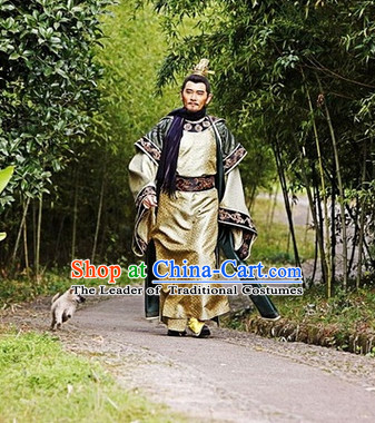 Chinese Costume Sui Dynasty Period Emperor Costumes China Clothing Complete Set for Men