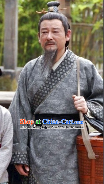 One of the Most Eminent Chinese Physicians Zhang Zhongjing Costume Complete Set