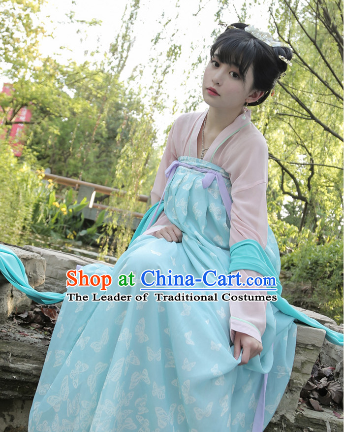 Chinese Costume Tang Dynasty Lady Clothing Free Custom Tailored Service