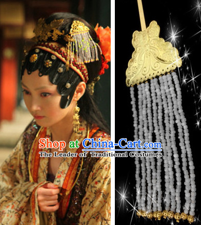 Chinese Ancient Style Imperial Queen Empress Phoenix Hair Jewelry Accessories Hairpins Headwear Headdress Hair Fascinators for Women