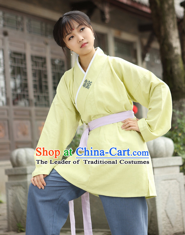 Chinese Costume Chinese Costumes Hanfu Han Dynasty Ancient China Scholar Clothing Dress Garment Suits Clothes Complete Set for Women