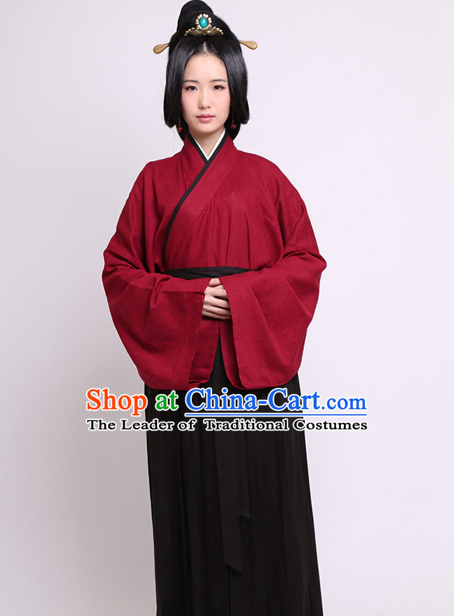 Chinese Costume Chinese Costumes Hanfu Han Dynasty Ancient China Scholar Clothing Dresses Garment Suits Clothes Complete Set for Women