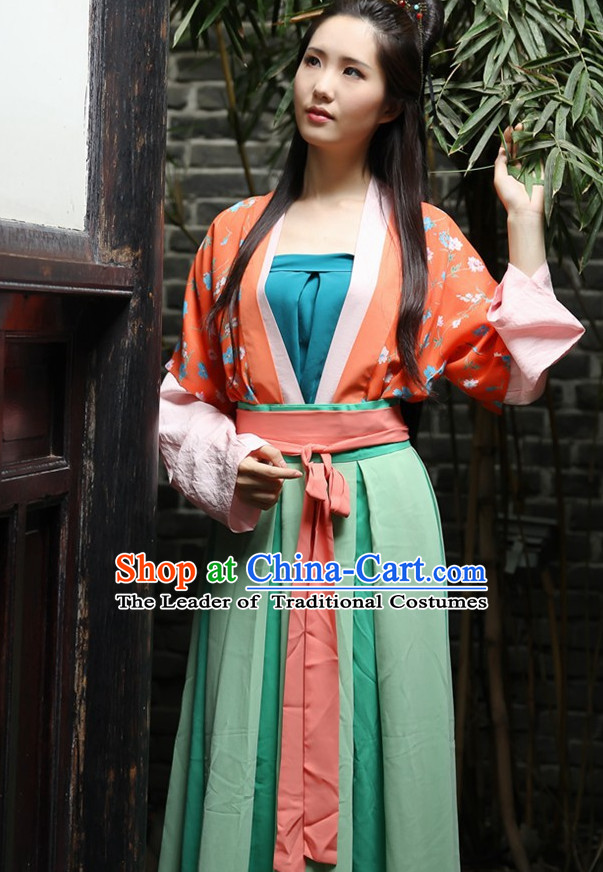 Chinese Costume Chinese Costumes Hanfu Han Dynasty Ancient China Scholar Clothing Dresses Garment Suits Clothes Complete Set for Women