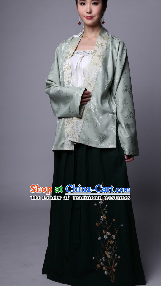 China Song Dynasty Clothing Ancient Chinese Costume Men Women Costumes Kids Garment Clothes for Women