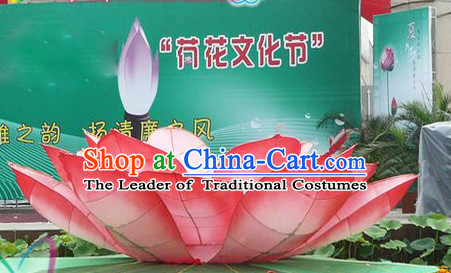 Electric Chinese Dance Costumes Prop Classical Lotus Dance Costume Props Stage Performance Base Folk Decoration