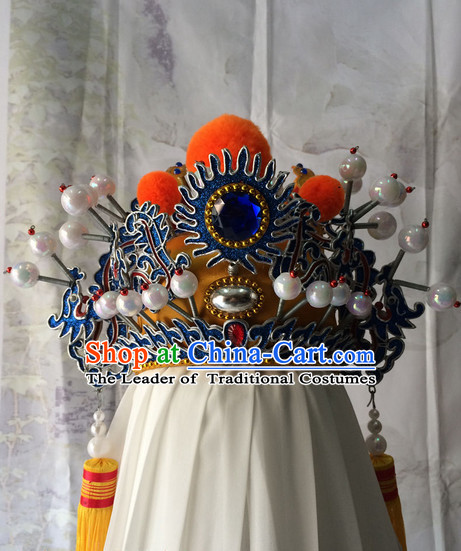 Chinese Opera General Superhero Hat Helmet for Men