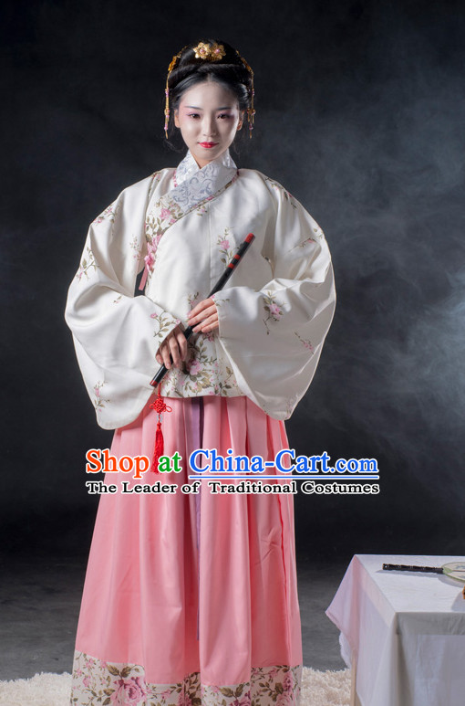 Chinese Ancient Ming Dynasty Lady Clothes Costume China online Shopping Traditional Costumes Dress Wholesale Asian Culture Fashion Clothing and Hair Accessories for Women