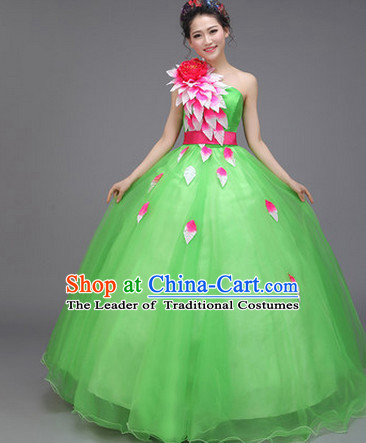 Asian Chinese Evening Dress Festival Performance Costume Fan Dancing Costumes Uniform Outfits Stage Opening Parade Competition Dancewear Complete Set