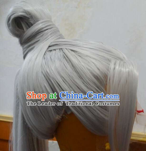 Ancient Chinese Long Wigs for Men Male Wigs Afro Wigs Hair Extensions Cheap Chinese Wigs Toupee Milky Way Hair Full Lace Brazilian Front Wig Weave online