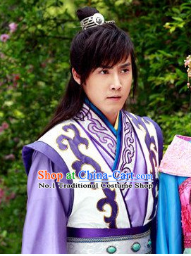 China Tang Prince Costumes and Coronet Complete Set for Men