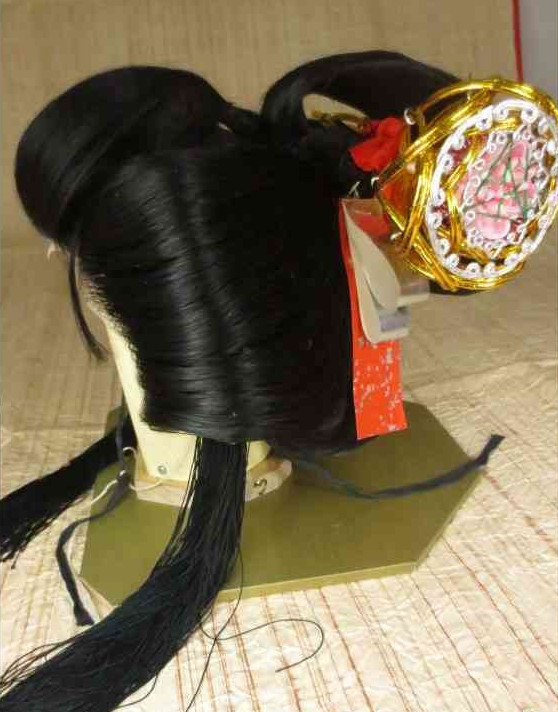 Asian Japanese Black Wig for Women