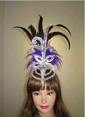 Profesional Stage Performance Feather Headwear