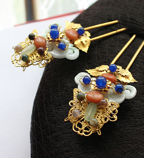 Top Chinese Hair Accessories Headpieces Hair Combs Jewellery Complete Set