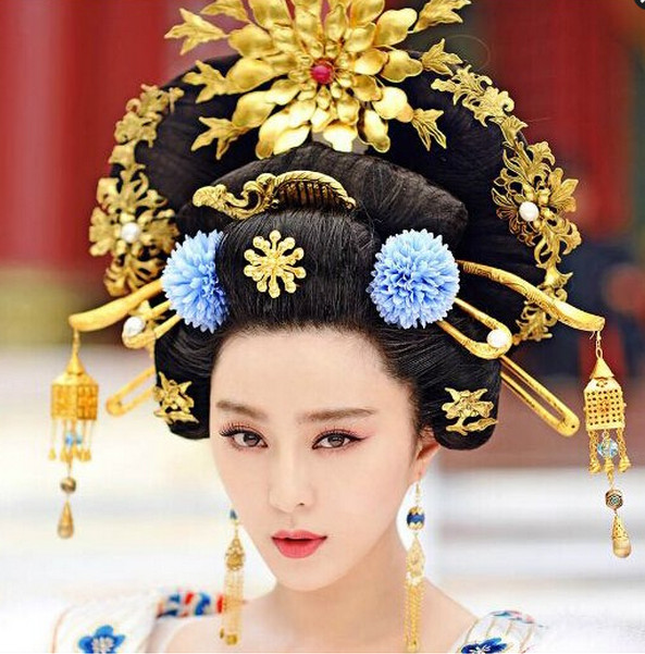 Supreme Chinese Empress Hair Fascinators Jewellery Accessories Wedding Headpieces