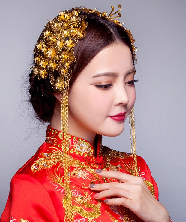 Top Chinese Bridal Hair Fascinators Jewellery Accessories