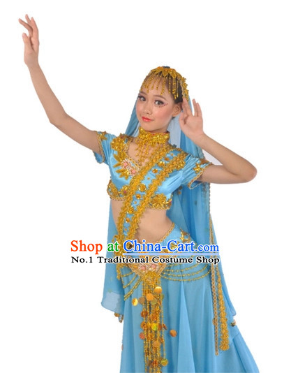 Indian Girls Dancewear Dance Costumes Complete Set for Women