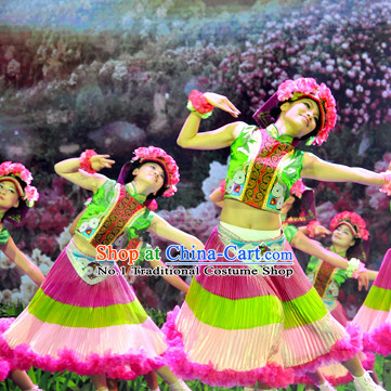 China Shop Chinese Flower Dance Attire for Women