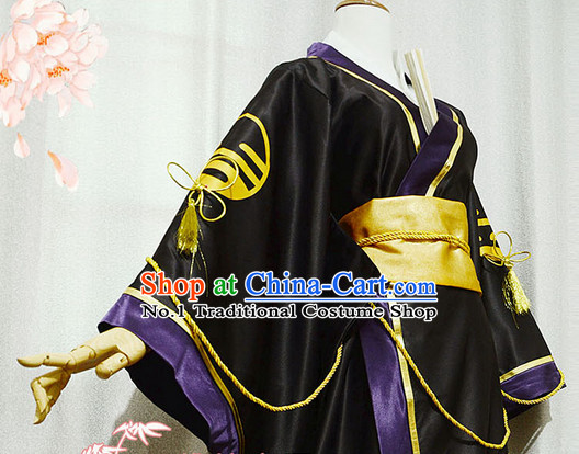 Chinese Costumes Traditional Clothing China Shop Asian Warrior Black Cosplay Costumes