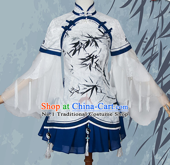 Asian Chinese Fashion Mandarin Collar Princess Halloween Costumes Cosplay Costumes Plus Size