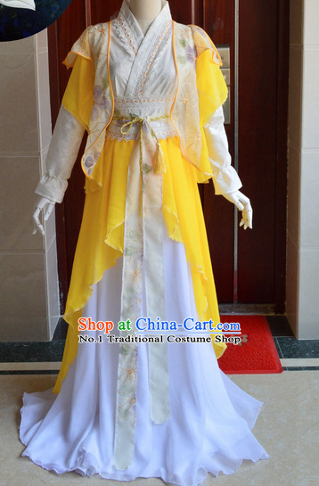 Chinese Ancient Swordsman Costumes Complete Set