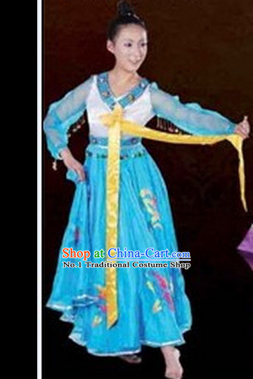 Chinese Chaoxian Costumes Female Ethnic Groups Outfits