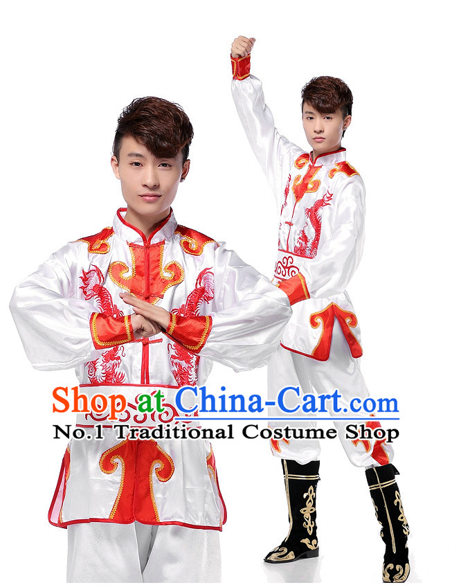 Asian Chinese Han Dancing Costume Dance Attire Complete Set