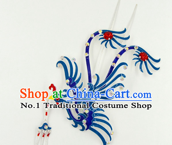 Chinese Traditional Handmade Opera Phoenix Hair Accessory