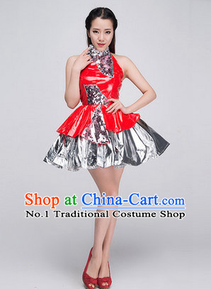 Chinese Girls Dancewear Dance Costumes for Competition