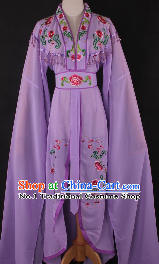 Chinese Culture Chinese Opera Costumes Chinese Cantonese Opera Beijing Opera Costumes Hua Tan Water Sleeves Costumes for Women