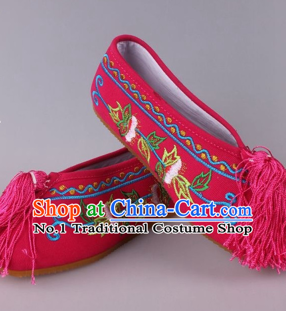 Chinese Beijing Opera Hua Tan Shoes for Women