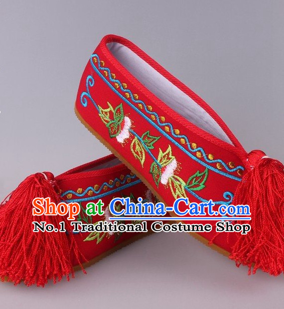 Chinese Beijing Opera Hua Tan Shoes for Women