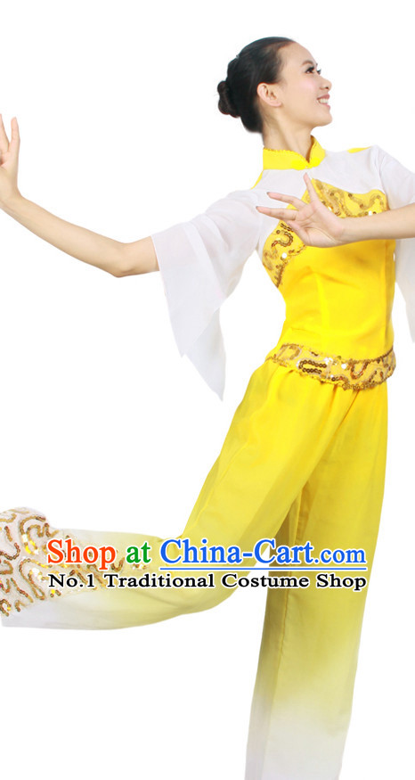 Asian Fashion China Dance Apparel Dance Stores Dance Supply Discount Chinese Fan Dance Costumes for Women