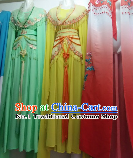 Asian Chinese Traditional Dress Theatrical Costumes Ancient Chinese Clothing Chinese Attire Water Sleeve Classical Dancing Costumes for Women