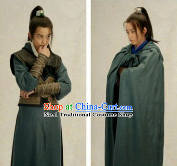 Chinese Ancient Swordsman Costumes Complete Set for Teenagers