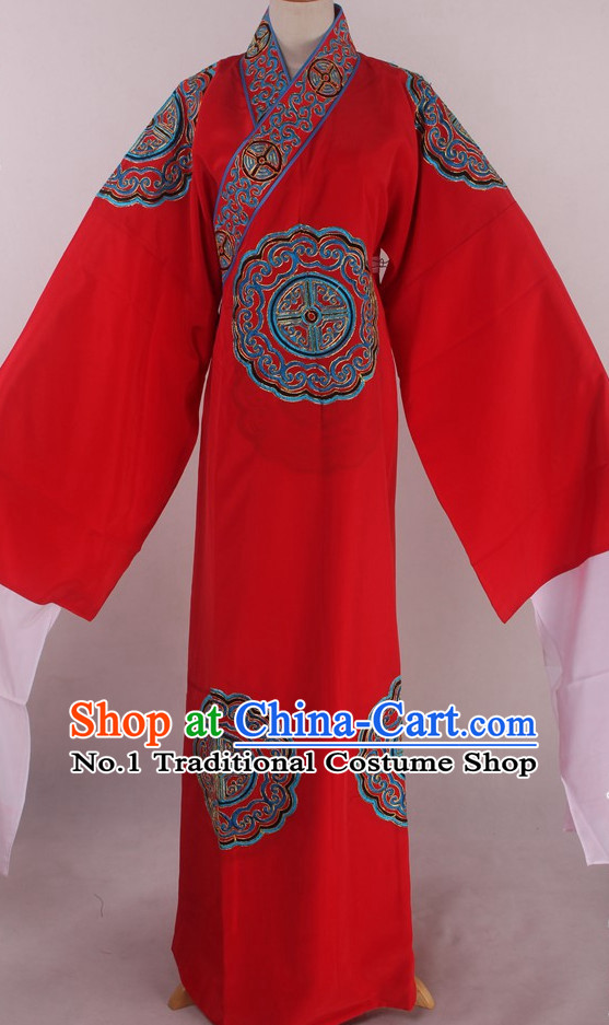 Chinese Traditional Oriental Clothing Theatrical Costumes Opera Costume Long Robe for Men