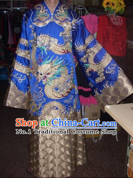 Traditional Ancient Chinese Beijing Opera Dragon Robes