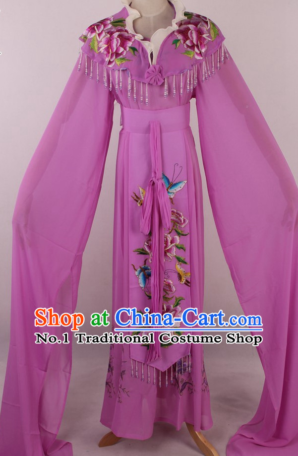 Chinese Traditional Dresses Theatrical Costumes Ancient Chinese Hanfu Water Sleeves Costumes