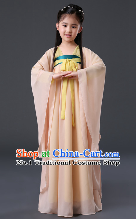 Chinese Hanfu Asian Fashion Japanese Fashion Plus Size Dresses Traditional Clothing Asian Hanfu Skirt for Kids