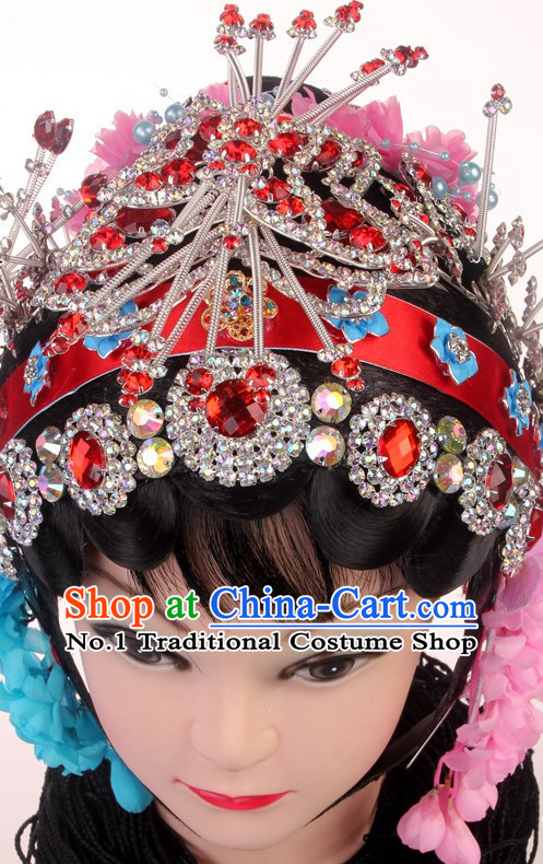 Chinese Traditional Handmade Beijing Opera Hua Tan Hair Accessories