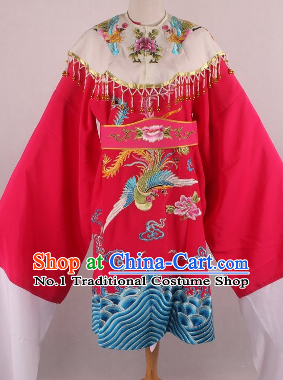 Chinese Traditional Oriental Clothing Theatrical Costumes Opera Phoenix Costumes for Kids