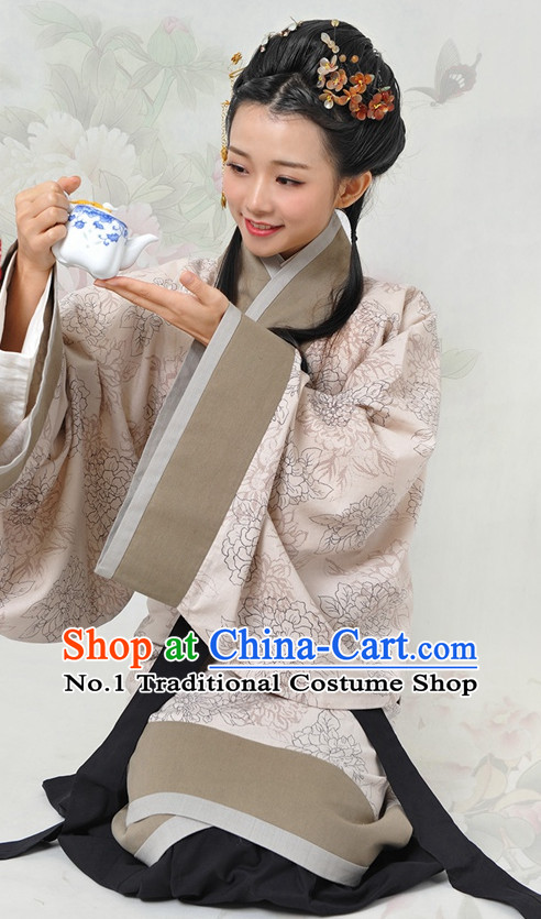 Chinese Hanfu China Shopping Asian Fashion Plus Size Clothing Clothes online Oriental Dresses Ancient Costumes and Hair Accessories Complete Set