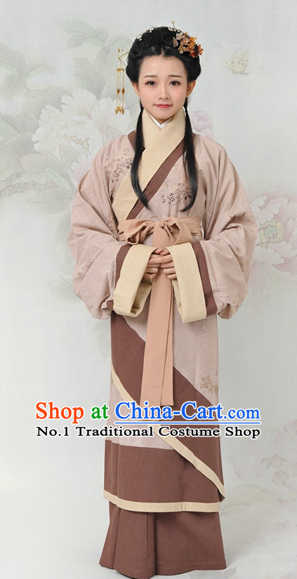 Chinese Hanfu China Shopping Asian Fashion Plus Size Clothing Clothes online Oriental Dresses Ancient Costumes and Hair Accessories Complete Set