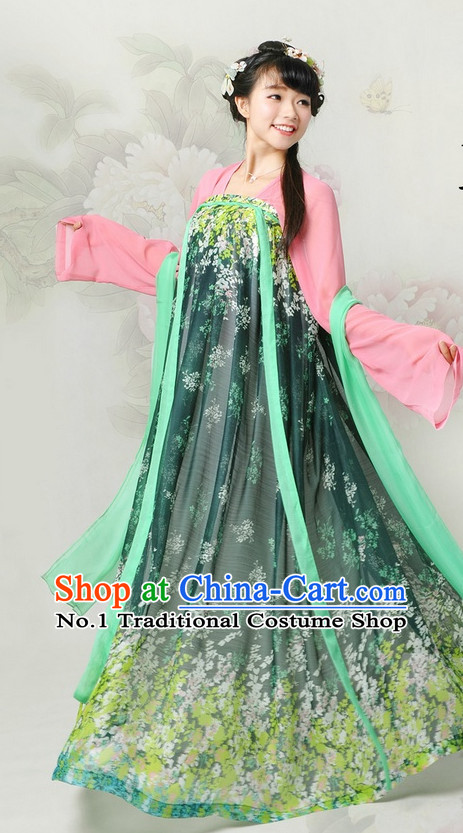 Chinese Hanfu China Shopping Asian Fashion Plus Size Clothing Clothes online Oriental Dresses Ancient Costumes and Hair Accessories Complete Set