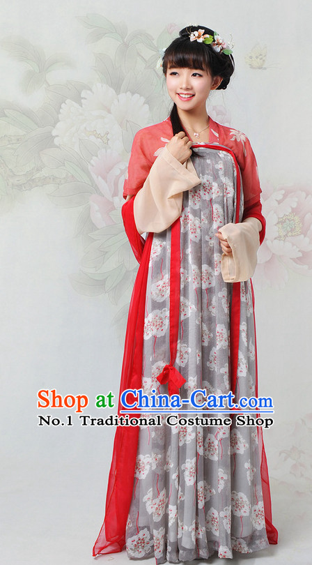 Chinese Hanfu China Shopping Asian Fashion Plus Size Clothing Clothes online Oriental Dresses Ancient Costumes and Hair Accessories Complete Set